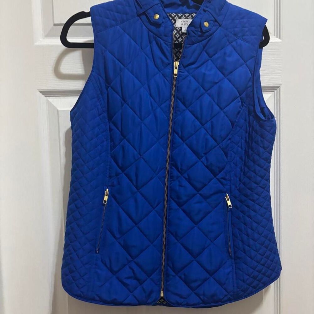 Crown-ivy Women's Blue Gilet